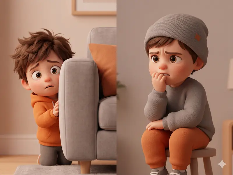 توضیح تمام علائم رفتاری اضطراب در کودک