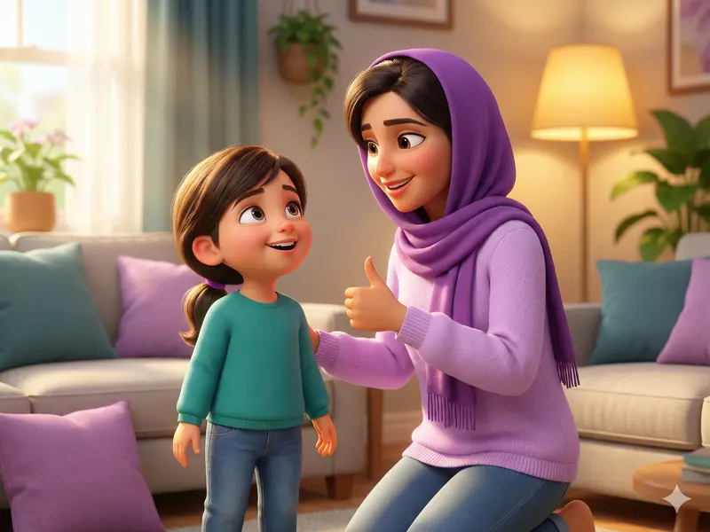 برای مواجه با اضطراب با کودک خود صحبت کنید