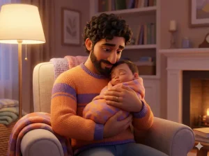 نقش پدر در مراقبت از نوزاد