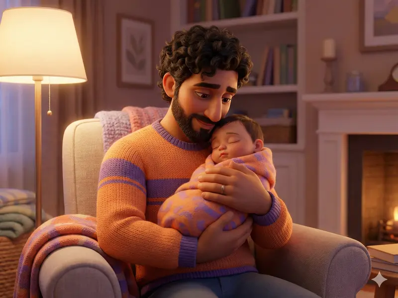 نقش پدر در مراقبت از نوزاد