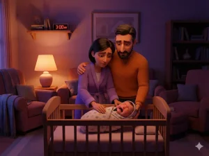 در برابر گریه نوزاد چه واکنشی نشان دهیم؟ راهنمای واقعی و عملی برای پدرها و مادرها