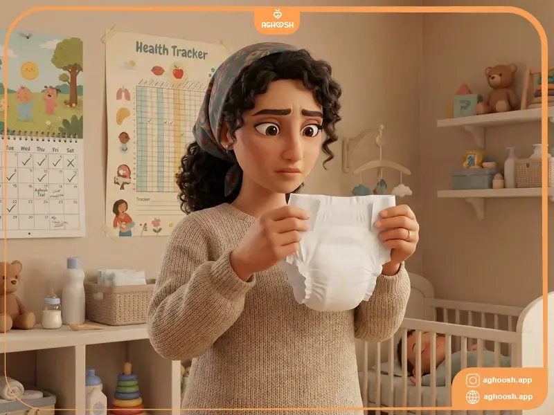 نحوه پوشک‌کردن نوزاد