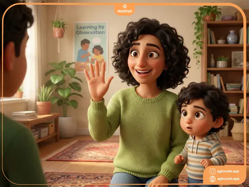 قبل از اینکه از کودک بخواهید سلام کند، اول خودتان سلام کنید (اما درست و قابل تقلید)