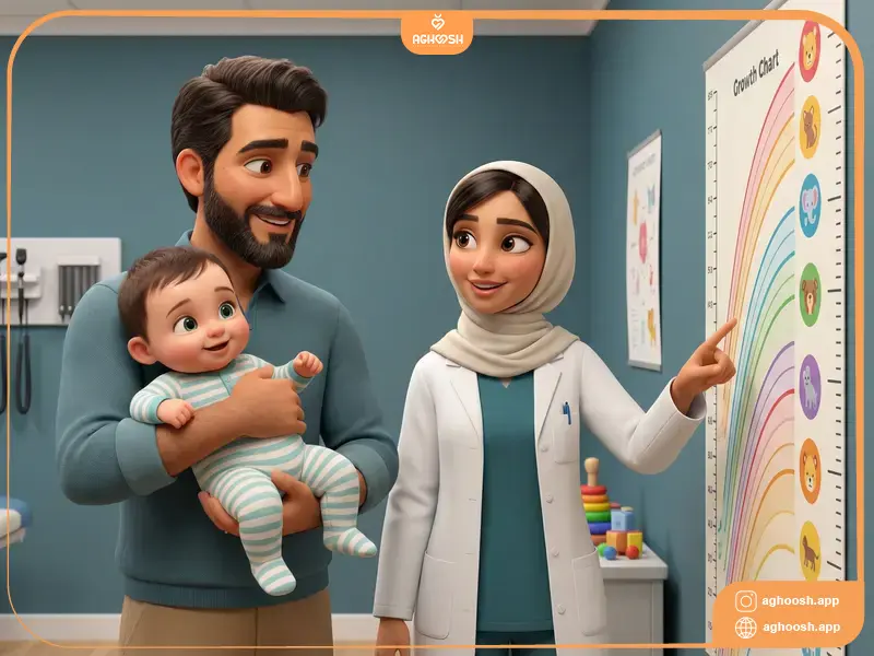 مراجعه‌های بعدی نوزاد