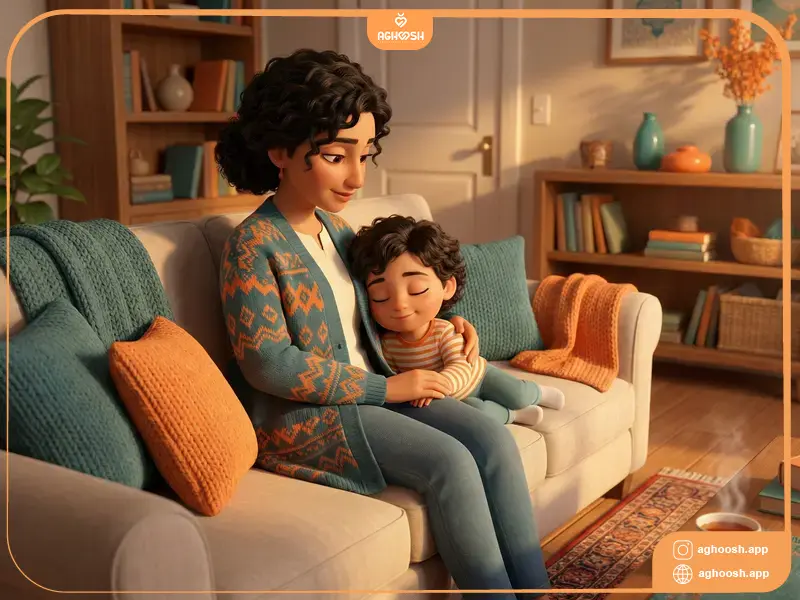 «حلقه امن»؛ مخصوص بچه‌هایی که فقط کنار مادر آرام می‌شوند