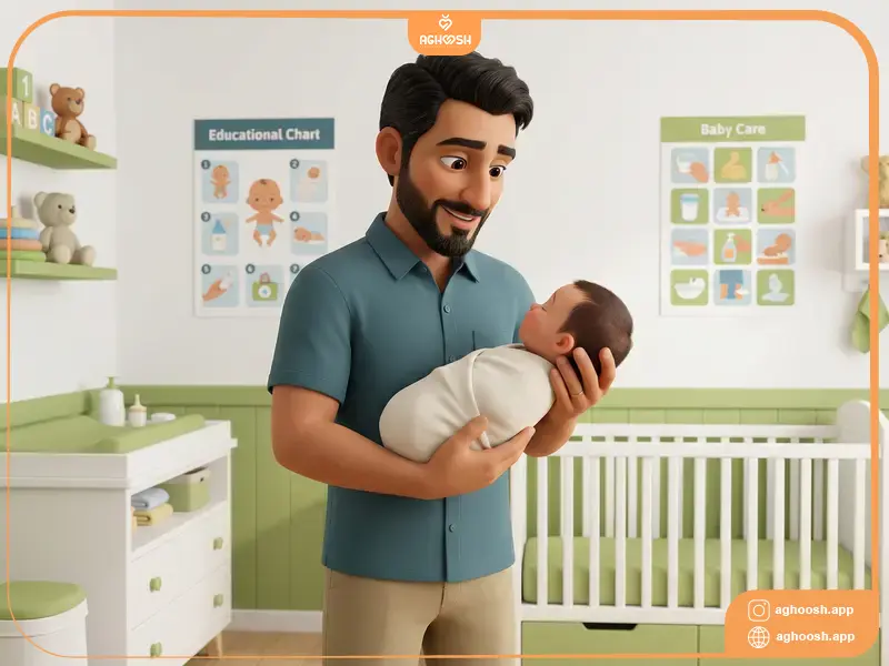 روش درست بغل کردن نوزاد