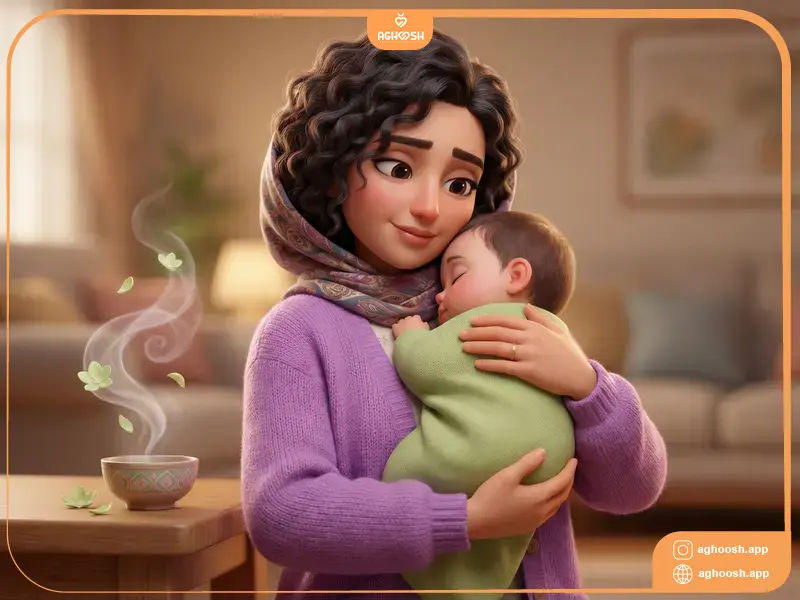 تحریک حس بویایی نوزاد