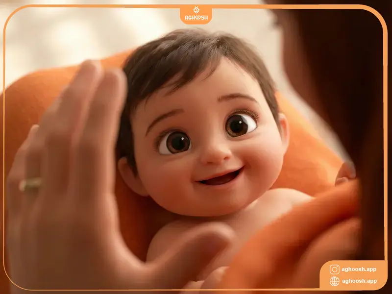 هفته چهارم رشد نوزاد: آغاز اولین لبخندهای کودک به صورت والدین