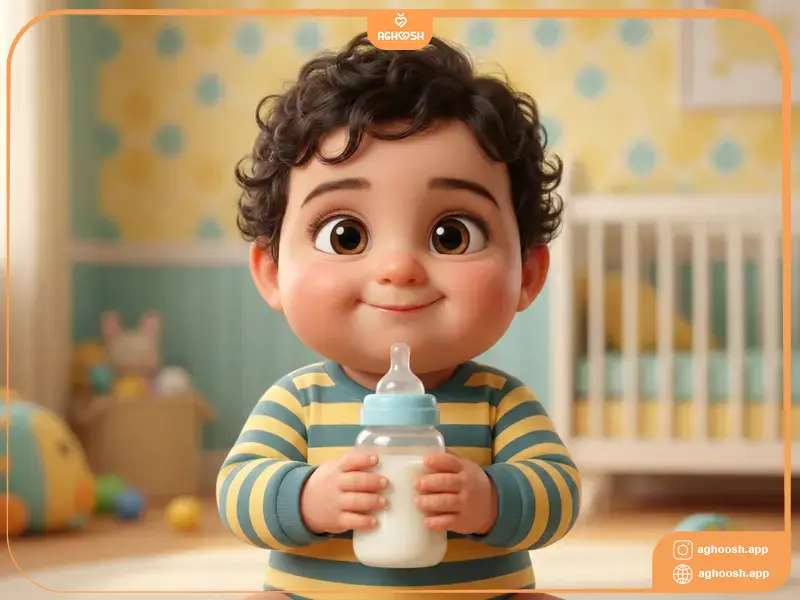 تحریک حس چشایی نوزاد