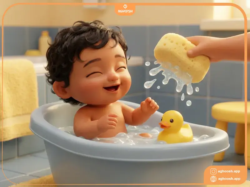 چه زمانی باید نوزاد را حمام کرد؟