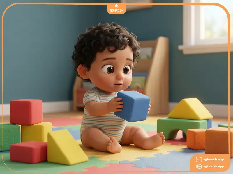 ۷ تا ۹ ماهگی رشد و مراقبت نوزاد: نشستن و کاوش