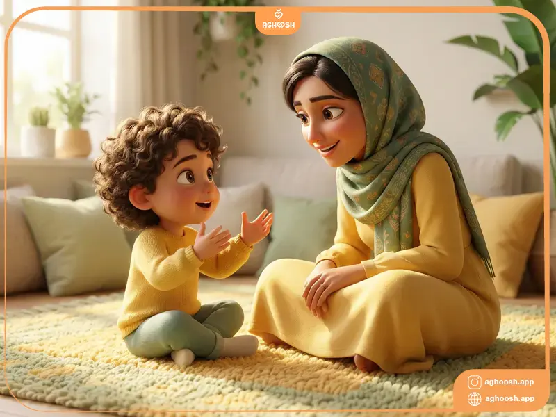 گفتگوهای خود با کودکان را به صورت مداوم انجام دهید