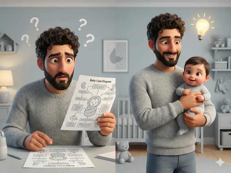 موانع و باورهای غلط درباره نقش پدر در مراقبت از نوزاد